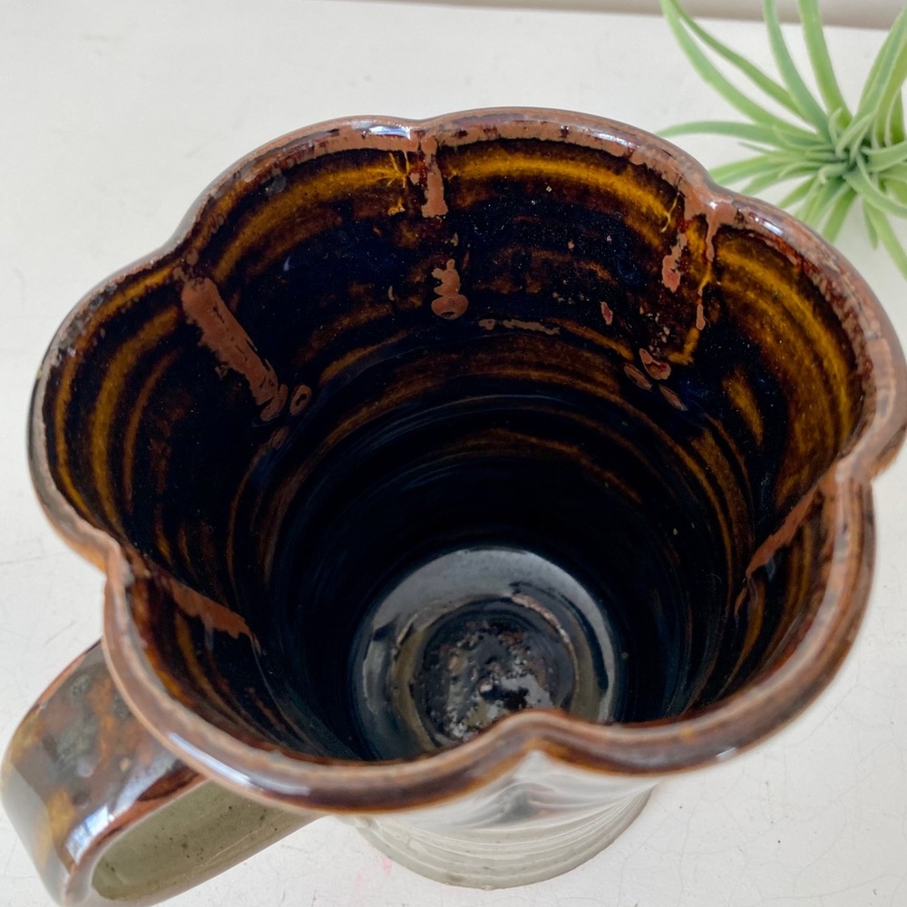 Amazing Large Handmade Glazed Studio Pottery Mug